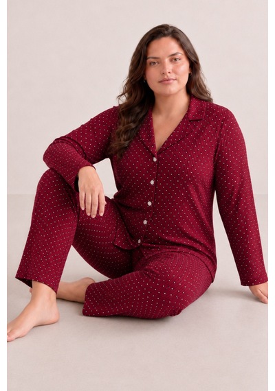 Norcia Sports Kadın Rahat Puantiyeli Düğmeli Kırmızı Pijama Takımı 824 Çok Renkli - 929323192 Çok Renkli - 929323192 Çok Renkli Norcia Sports Kadın Rahat Puantiyeli Düğmeli Kırmızı Pijama Takımı 824 Çok Renkli - 929323192 Çok Renkli - 929323192 Çok Renkli