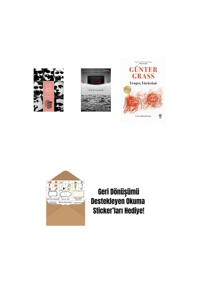 Kutu + Germania + Yengeç Yürüyüşü + Okuma Sticker'ları