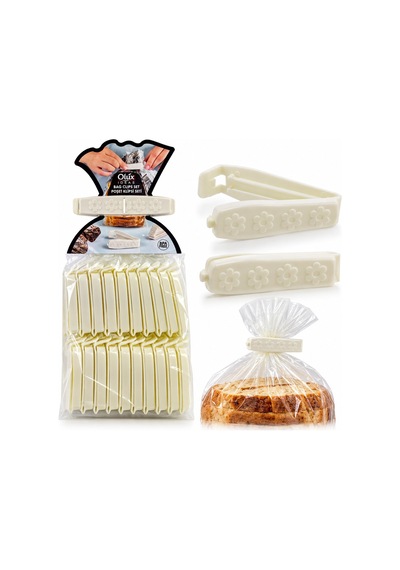 Qlux L-01026 20'li Mandallı Poşet Klipsi- 50'li Paket Diğer