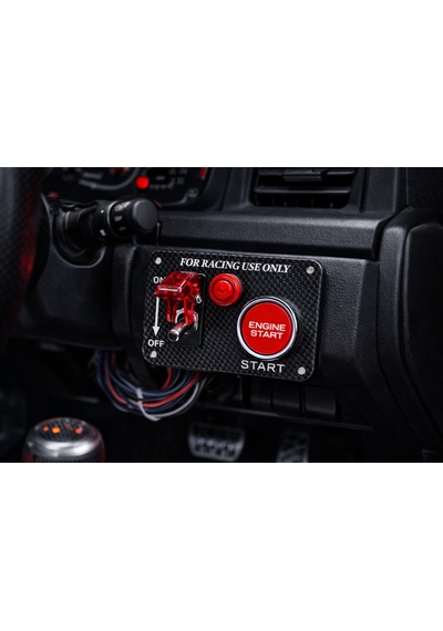 Üniversal Yarış Tipi Motor Çalıştırma Paneli Racıng Start Panel Engıne Start Butonu + Kıll 0