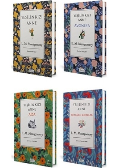 Yeşilin Kızı Anne Seti Bez Ciltli, 4 Kitap Takım - - L. M. Montgomery Kitabı