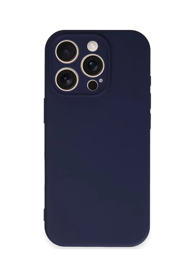 Newface Apple İphone 16 Pro Kılıf First Silikon - Lacivert