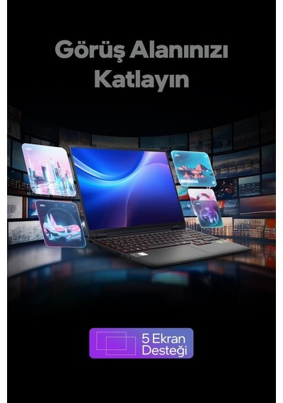 Game Garaj Slayer SR7T-5060 C6 R7 255 32 GB 1 TB SSD RTX5060 15.3" Free Dos Dizüstü Bilgisayar