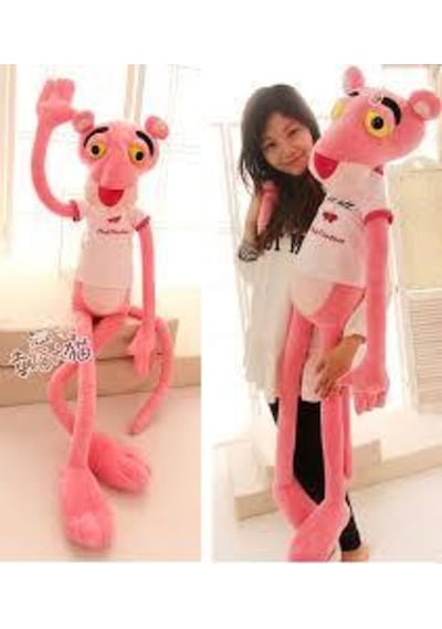 Uyku Arkadaşım Pembe Panter Peluş 100 Cm PEMBE