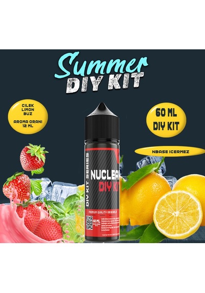 Nuclear 60 Ml Dıy Kit Summer Gıda Aroma 12 Ml Aroma İçerir
