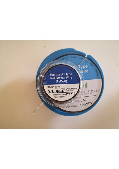 Crazy Wire Kanthal A1 22 AWG Makara Tel 25 Feet