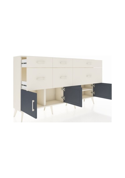 Arges Konsol Tek Raflı 6 Çekmeceli 4 Kapaklı 176x30x99 Aytaşı-antrasit/aytaşı Antrasıt/aytası - Aytası Arges Konsol Tek Raflı 6 Çekmeceli 4 Kapaklı 176x30x99 Aytaşı-antrasit/aytaşı Antrasıt/aytası - Aytası