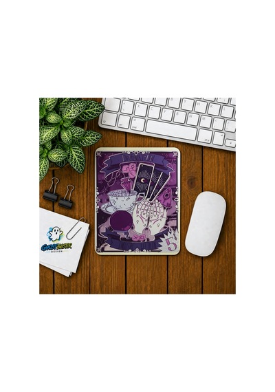 Tarot Kartları Baskılı Oyuncu Mousepad 0303