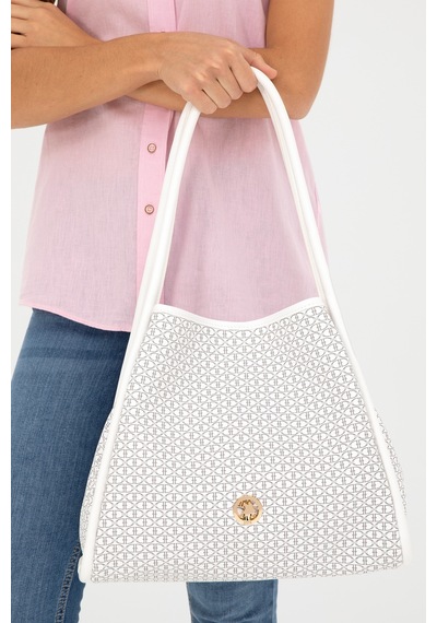 U.S. Polo Assn. Kadın Beyaz Omuz Çantası 50293713-VR013