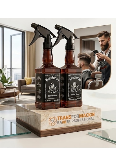 Transformacion Berber Kuaför Su Spreyi Şişesi Profesyonel Saç Fısfısı 500 Ml 722962