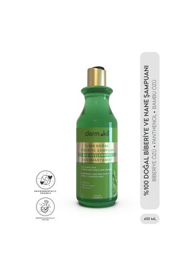 Dermokil Biberiye Saç Güçlendirici Şampuan 400 ML