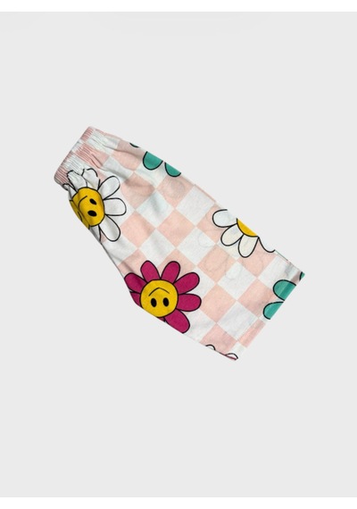 Aliş Kids Kız Çocuk Pamuklu Yavruağzı Papatya Çiçek Desenli Kısa Kollu Şortlu Yazlık Pijama Takımı Aliş Kids Kız Çocuk Pamuklu Yavruağzı Papatya Çiçek Desenli Kısa Kollu Şortlu Yazlık Pijama Takımı
