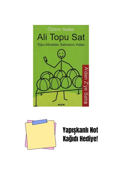 Ali Topu Sat + Yapışkanlı Not Kağıdı