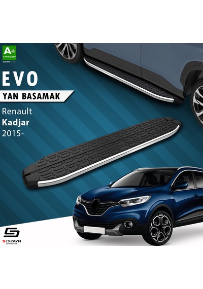 S-dizayn Renault Kadjar Evo Krom Yan Basamak 173 Cm 2015 Üzeri