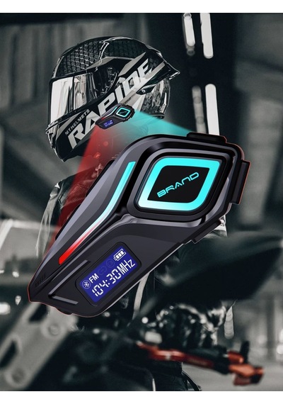 Wearfitpro K08 Led Fenerli İntercom Bluetooth Motosiklet Kask Kulaklığı İntercom Kulaklık
