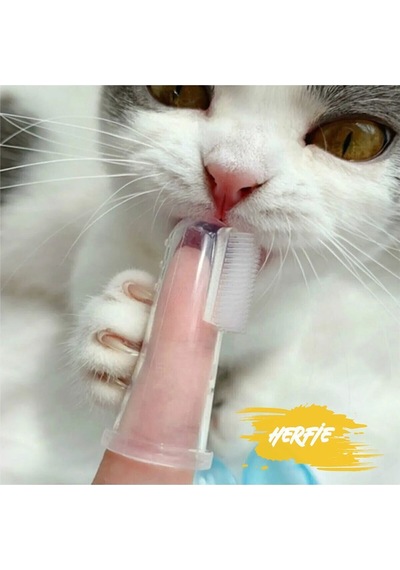 Kedi Köpek Evcil Hayvan Diş Tartar Diş Temizleyici Silikon Diş Bakım Fırçası Diş Fırçası