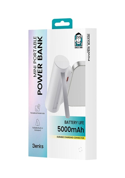 Benks PB15 5000 mAh Taşınabilir Standlı Type-C Powerbank