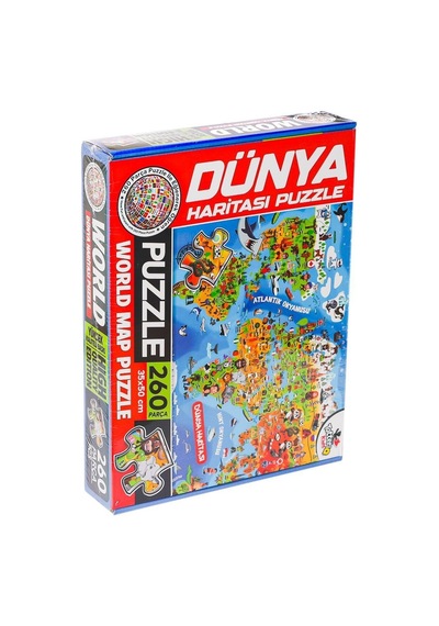 7375 Dünya Kültür Haritası Puzzle -totteriq