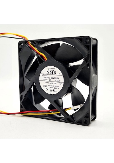 Nmb-mat 3610vl-05w-b59-bq2 ,92x25mm 24vdc 77-cfm 3-kablo Fan