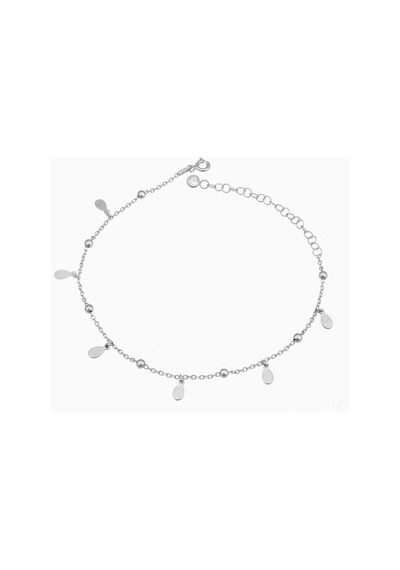 Brezza Lusso Jewelry Damla Pullu Kadın Ayak Halhal Gümüş Gümüş - Rose