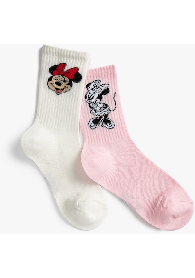 Koton 2'li Mickey Mouse Baskılı Çorap Lisanslı Multıcolor 3wkg80040aa 3WKG80040AAMIX Mavi Koton 2'li Mickey Mouse Baskılı Çorap Lisanslı Multıcolor 3wkg80040aa 3WKG80040AAMIX Mavi
