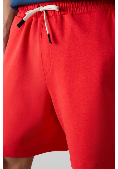 Air Jones Tommy Life Fiesta Pamuklu Kalın Yumuşak Dokulu Comfort Fit Basic Erkek Şort - 81274 Kırmızı