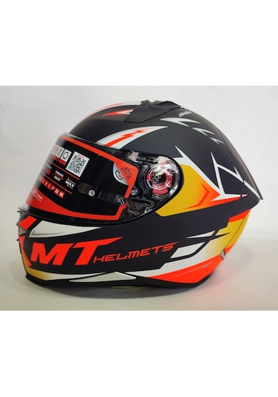 MT Kask Revenge 2 Acosta A37 Mat - Şeffaf Vizörlü