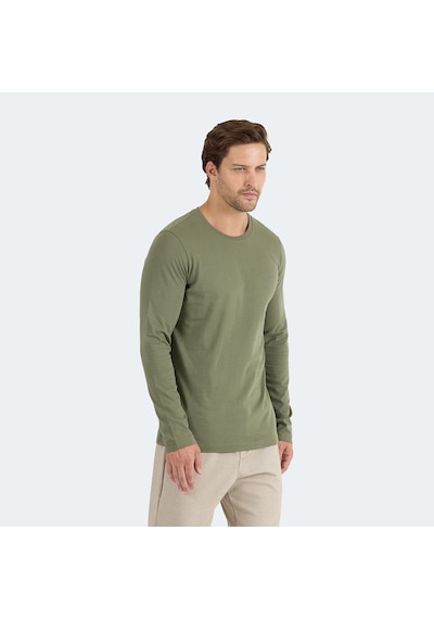 Slazenger ROVER Erkek Sweatshirt Haki