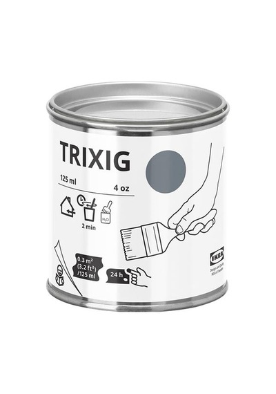 Ikea Trıxıg Ahşap Boyası, Gri, 125 Ml