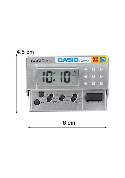 Casio Pq-10d-8rdf Alarmlı Led Masa Saati