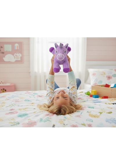 Merty Avm Premium Kalite Peluş Unicorn Tek Boynuzlu At - Dolgun Yapılı Hediye Oyuncak Mor