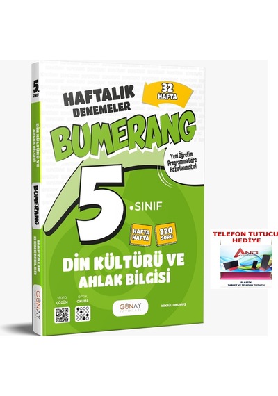 Günay 2025-2026 5. Sınıf Bumerang 32 Haftalık Din Kültürü