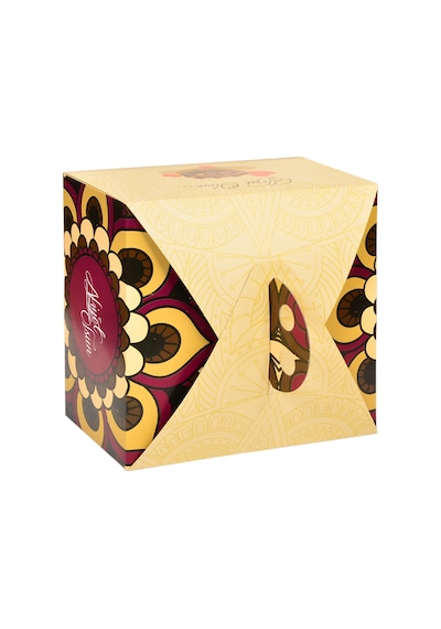 Miyo Ambalaj Yaş Pasta Kutusu Saplı Krome 1 Numara 100'lü 21 x 21 x 13 CM