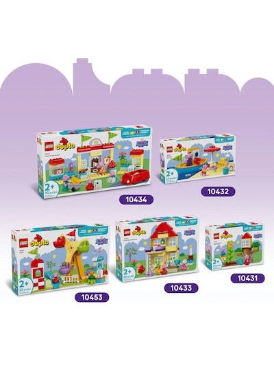 LEGO® DUPLO® Peppa Pig Kamp Gezisi 10452 - 2 Yaş ve Üzeri Çocuklar için Çadır ve Kano İçeren Yaratıcı Oyuncak Yapım Seti (32 Parça)