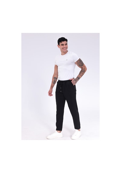 Blayn Jeans Erkek Regular Fit Gabardin Pantolon Günlük Rahat Kesim Klasik Erkek Pantolon Siyah