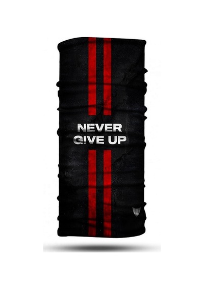 Vexo Never Gıve Up Baf Bandana Kırmızı - Siyah