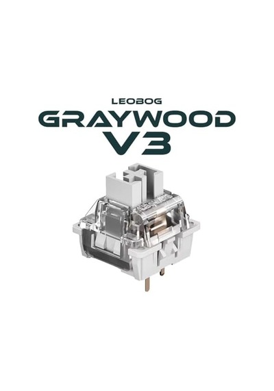 F99 3 Modlu Rgb Hot Swap Mekanik Linear Graywood V3 Switch Kablosuz Makrolu Klavye Gri