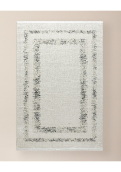 Madame Coco Vence Halı - Beyaz/gri - 80x300 Cm 8684427190272 Beyaz
