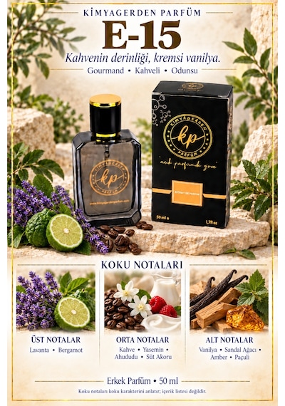 KP E-15 Erkek Parfüm EDP 50 ML