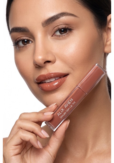 Kalıcı & Suya Dayanıklı Dudak Parlatıcı Tint - Delicate Glam Lip Tint 705 Brick Brown Nude
