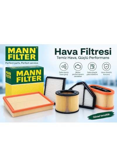 Mann-fılter Ford Transit Vıı 2.2 Tdci 155 Hp 2014-2016 Uyumlu Hava Filtresi