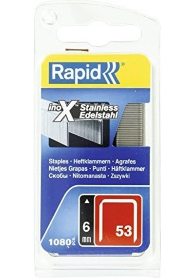 1, N 53 Rapid Agraf, Yükseklik: 6 Mm, 1080 Adet