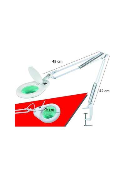 Loyka Tello Led Işıklı Ayaklı Büyüteç 5x-56 Led