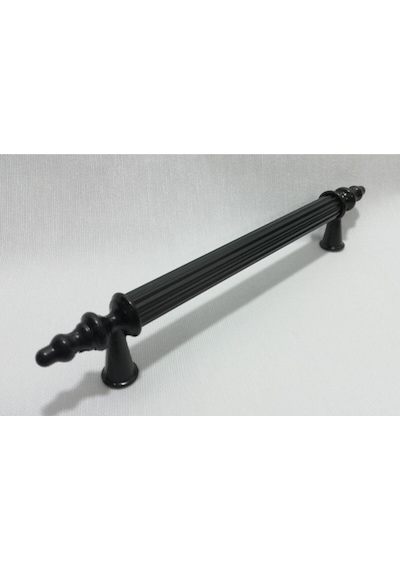 Tuana Rustik Mat Siyah Çekmece Dolap Mutfak Kulp 160 Mm