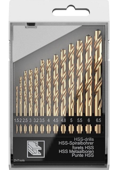 Zhltools Beton Matkap Ucu Seti- Çelik Beton Metal Ahşap Matkap 13 Lü Set