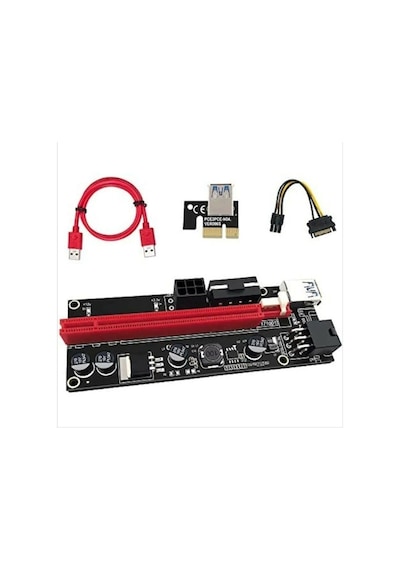 5 Adet Riser Kart Ver009S Usb 3.0 Pcie X1 To X16
