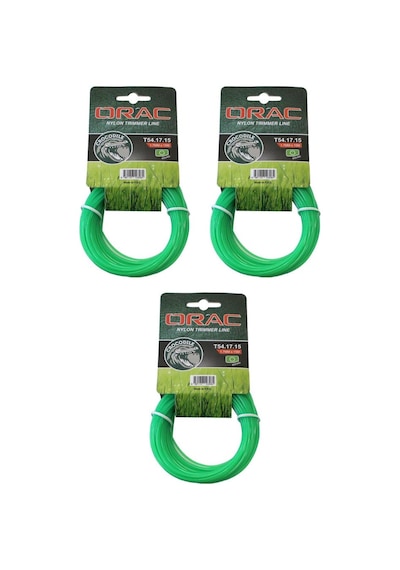 Orac Misina Yuvarlak 1.7mm 15 m Crocodile Yeşil 3 Adet