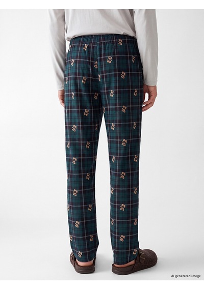 LC Waikiki Lc Waıkıkı Yeşil Baskılı Erkek Pijama Altı