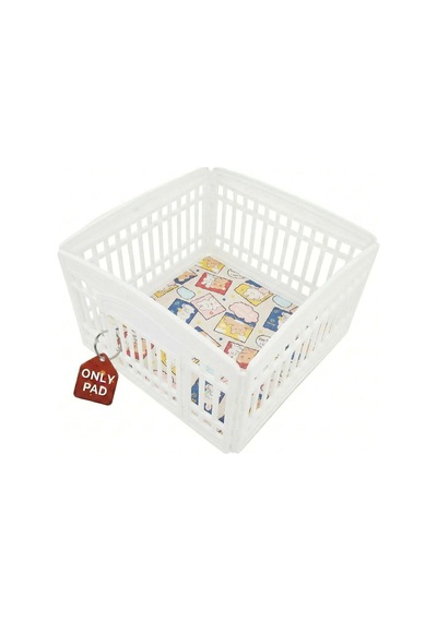 Pjyucien Makinede Yıkanabilir Kare Köpek Oyun Parkı Matı, 36 İnç Genişliğinde, Kaymaz Pet Kalem Pee Pad, İç/dı