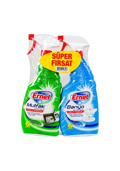 2 Adet Ernet Mutfak 750 Ml + Banyo 750 Ml